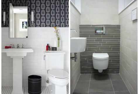 How to equip the small bathroom