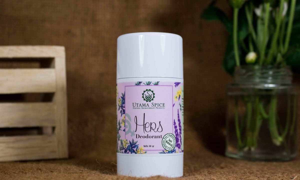 Deodorant the hands from natural ingredients