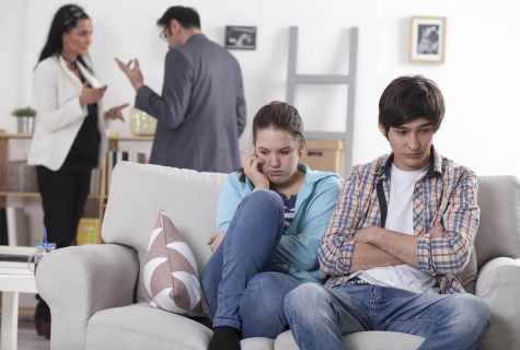 Influence of a divorce and behavior of parents on psychological state of the child