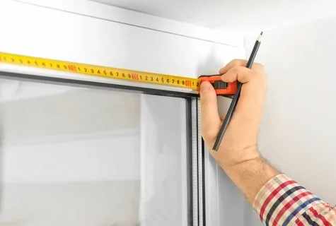 How to measure the PVC windows