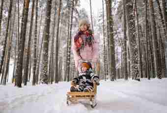 How to choose to the child the sledge