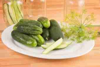 Snack from cucumbers